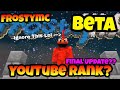 Frostymc glitchesi got youtube ranksecert room reavaledcringe title lol