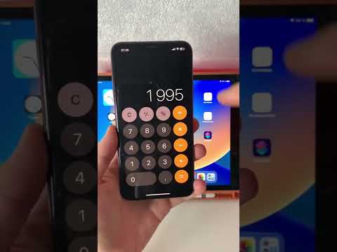Как удалить последние цифры в калькуляторе на Айфон?