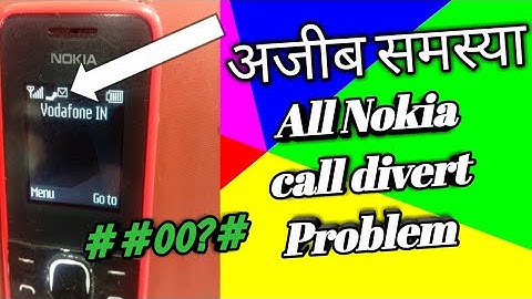 Nokia 105_new105 call divert problem/Solution