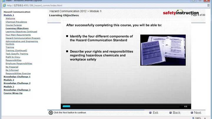 Hazard communication training is intended to reduce the risk of