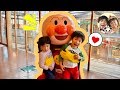 初めてアンパンマンに会えたよ❤ぬりえやお店やさんごっこして遊んだよ♪ 仙台アンパンマンミュージアム　お出かけ　わくわくママ