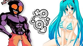 FNF WHITTY + MIKU = Gender Reassignment [ FNF ANIMATION] | 금요일 밤 펑킨
