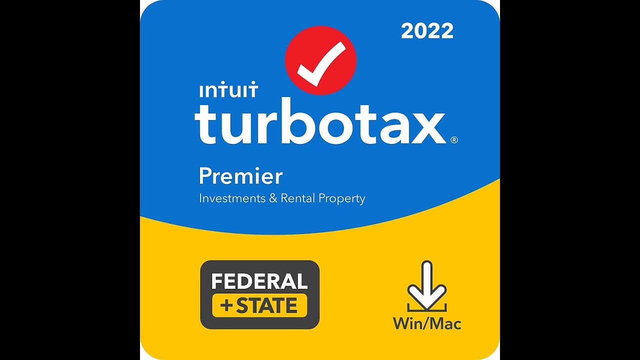 New 2023 Amazon TurboTax Premier 2022 Tax Software, Federal and State