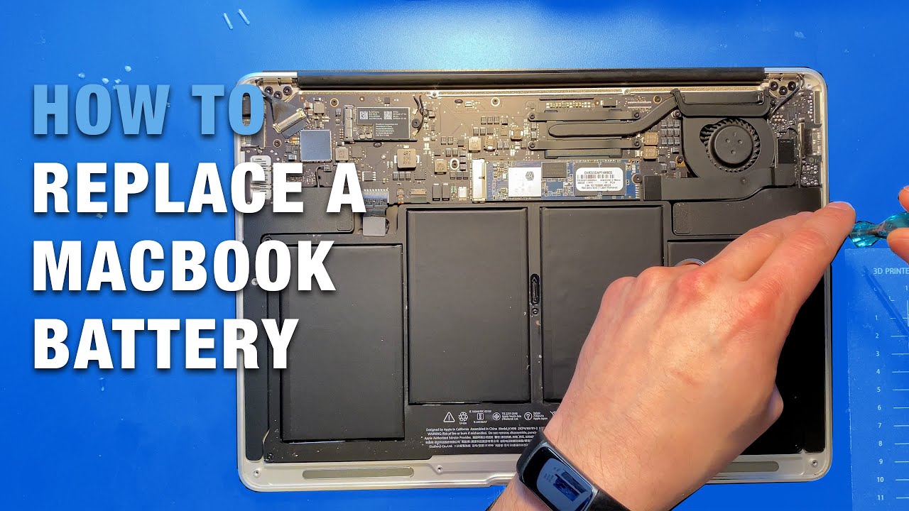 MacBook Air A1466 Battery Replacement - It's Super Easy! 