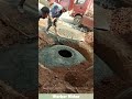 Round cellar construction: Ideal for crop storage! #building