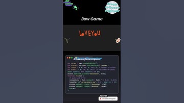 BOW GAME 🎯 #coding #shortsfeed #codeflow #fullstackwebdeveloper#tiktok #trading #codeblocks #shorts