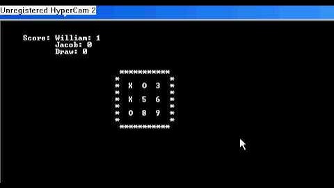 Batch File Game Tic-Tac-Toe