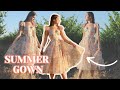 I made a gown for summer bustier bodice princess dress diy