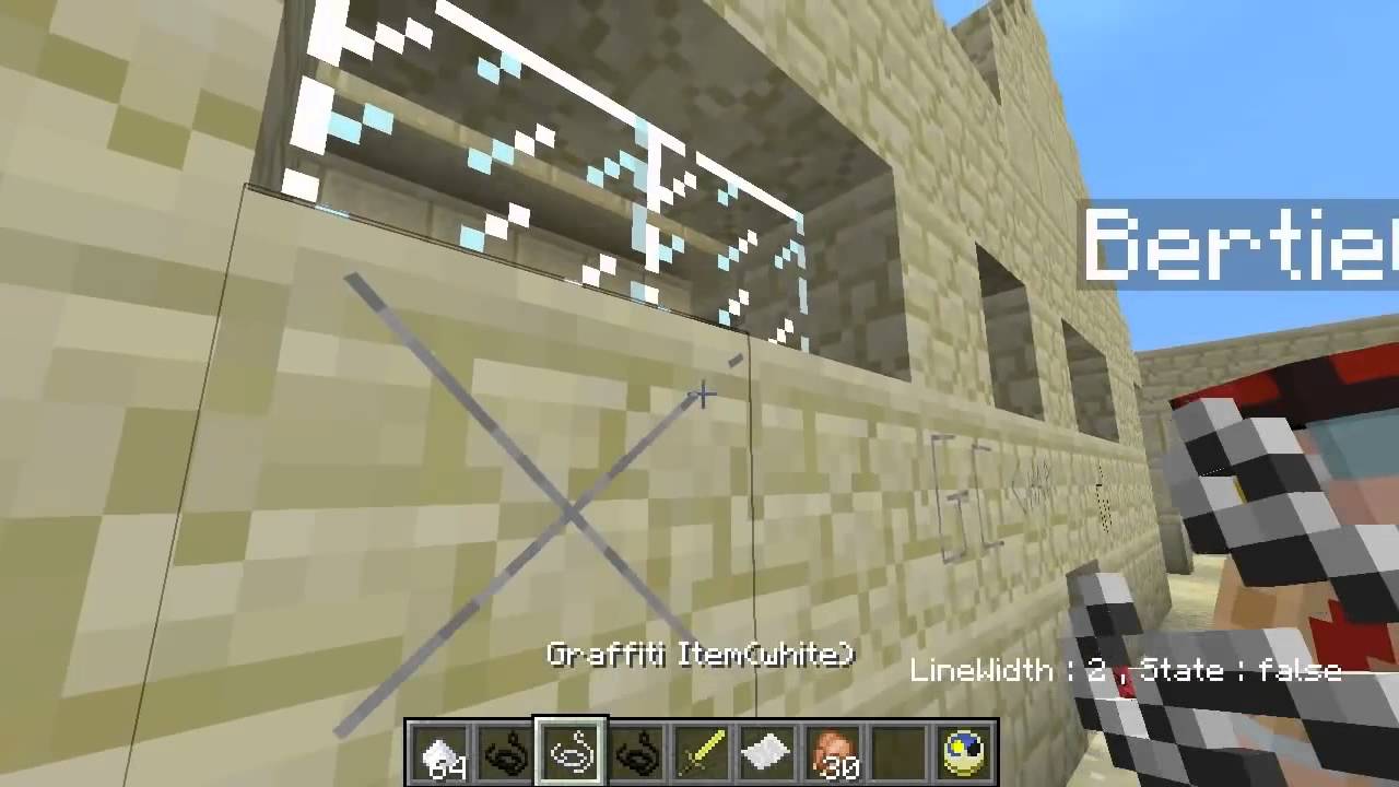 Minecraft Spray Blocks, Draw Anything! GRAFFITI! YouTube