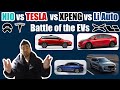 NIO Vs Tesla Vs XPENG Vs Li Auto! - EV smackdown comparison! Spoilers They all have killer features!