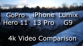 Camera Showdown: GoPro Hero 11 vs. iPhone 13 Pro vs. Mirrorless Camera - Video Quality Comparison