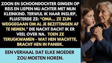 “Oma, mijn ouders willen uw erfenis afpakken,” zei mijn kleindochter. Toen nam ik mijn besluit.