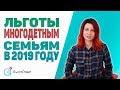 Льготы многодетным семьям в 2019 году