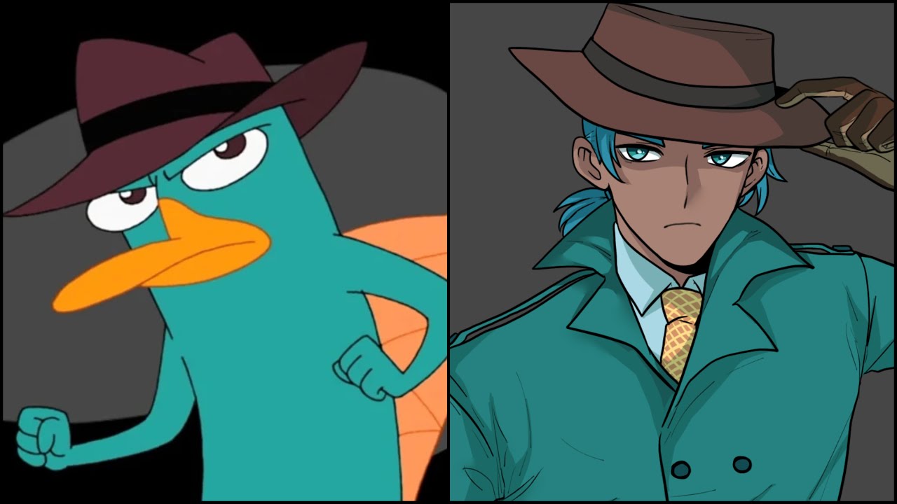 Human perry the platypus