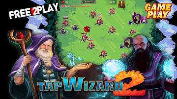 Tap Wizard 2 ★ Gameplay ★ PC Steam [ Free to Play ] Idle RPG Game 2021