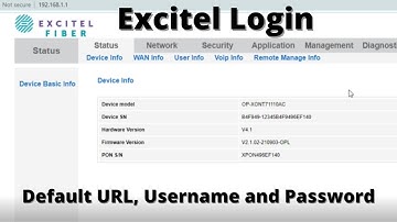 Excitel Fiber WiFi Login || Default Username Password and URL