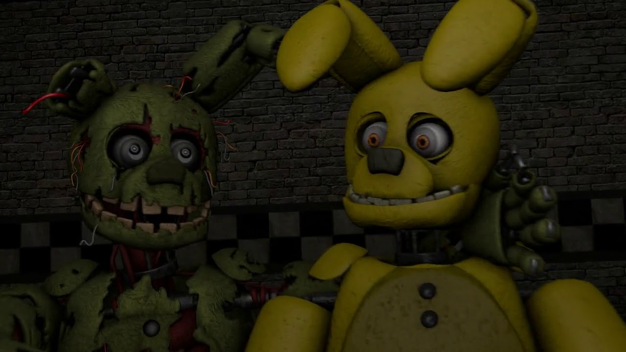 Meeting Between Springbonnie And Springtrap Youtube