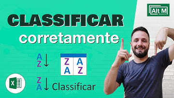 Como Classificar os Dados no Excel (utilizando o botão corretamente!) [Aula 70]