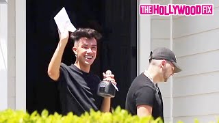 James Charles Cheers Up When His Neighbor Brings Liquor Over To His House As A Gift