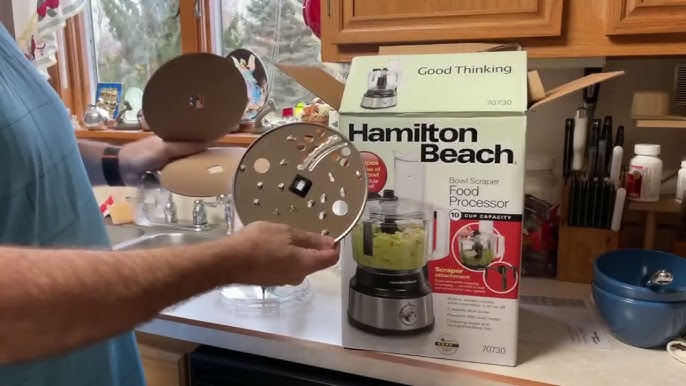 Hamilton Beach Stack & Snap 10-Cup Food Processor: Santa's Little Helper –  Felt Like a Foodie