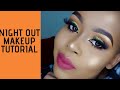 NIGHT OUT MAKEUP TUTORIAL. / GLITTER AND GLOW