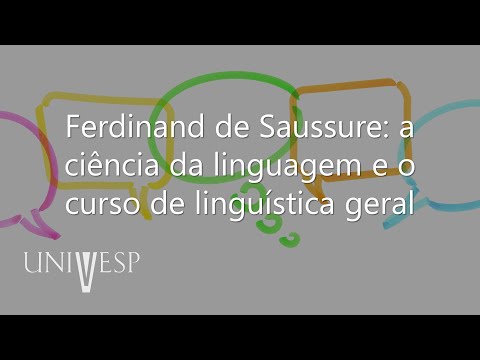 Vídeo: Quem é o redator do Curso de Lingüística Geral?