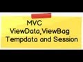 MVC Video :- Difference between viewdata,viewbag,tempdata and session.(MVC Interview questions)