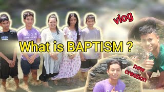 MY BAPTISM VLOG 🌊|| what is baptism ?l || #vlog #christian 