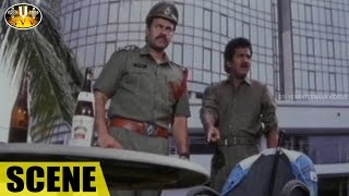 Action Scene Between Rajendra Prasad & CBI Officer || Allarodu Movie