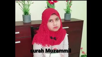 Sūrat al-Muzzammil ( سورة المزمل‎, "The Enshrouded One, Bundled Up, Enfolded")