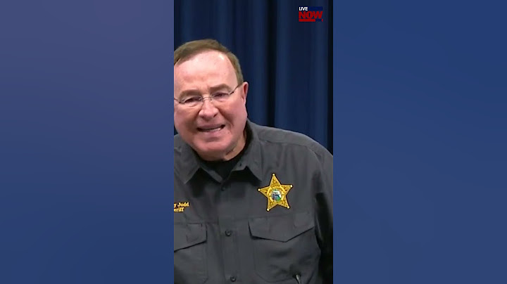 Sheriff Judd calls out President Trump