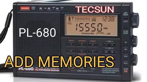 TECSUN PL-660/680 Save Memory Channels & Pages 