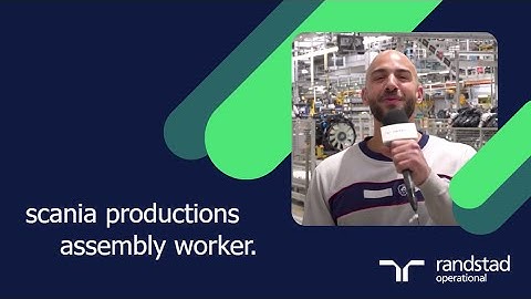 working as assembly worker at scania production in zwolle