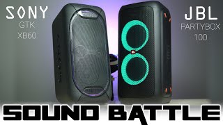 JBL Partybox 100 vs Sony GTK XB60 | Sound Battle | You Asked For It