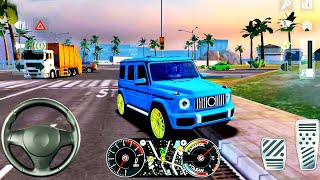 Mercedes G-Class Driving Simulator 2021 - Drive Taxi In Miami City - Android GamePlay screenshot 1
