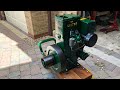 Lister d 1945 stationary engine start and stop