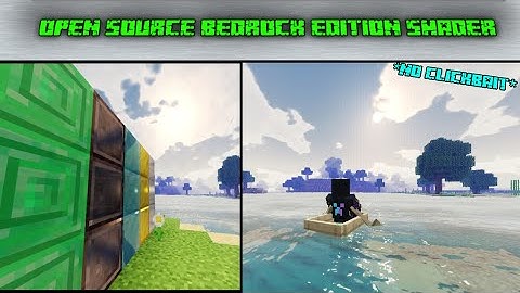 Best MCPE Shaders for low-end devices. Osbes shaders (No clickbait)