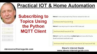 Subscribing to Topics Using the Python MQTT Client