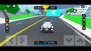 Lamborghini Veneno Car Dealership City race lap 2 fastest time best lap 34.2 total time 1:11.5