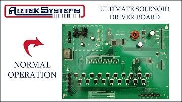 Alltek Systems Ultimate Solenoid Driver Board in Normal Operation