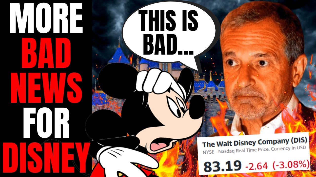 Disney Woke DISASTER Gets Worse | Stock Hits Lowest Point In Nearly A DECADE After Box Office FAILS