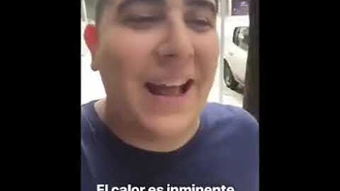 Chapu Martínez "está caluroso"