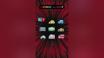 The Best Viral Vehicle Memory Game Challenge 🚗🚌✈️ #shorts Test Week