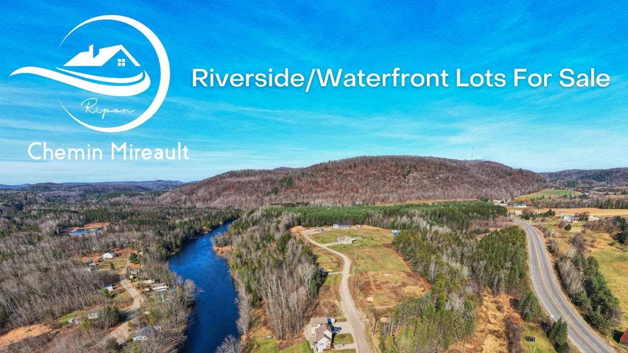 Riverside / Waterfront Lots For Sale, Chemin Mireault, Ripon YouTube