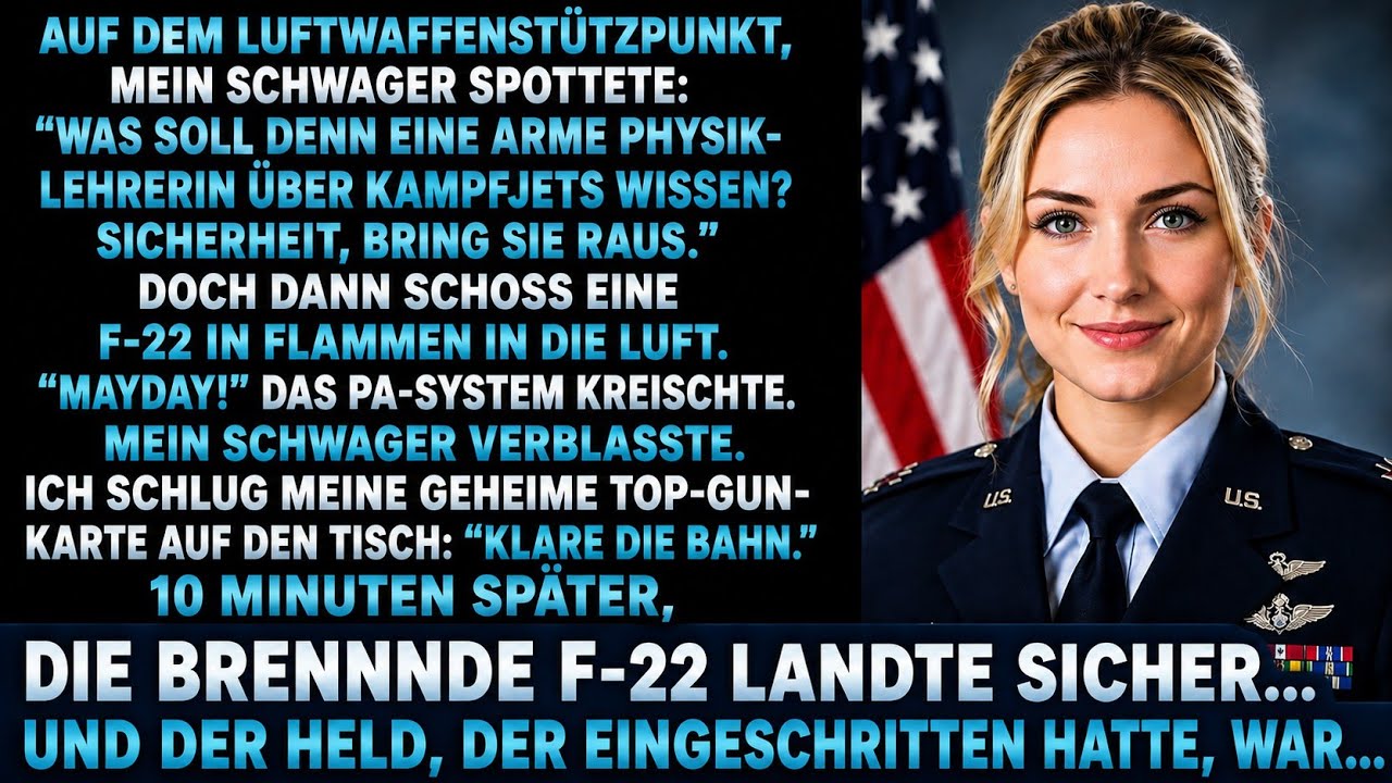 Ich stand nur daneben, als mein Schwager Markus dem Sicherheitsdienst befahl: „Werfen Sie diese Zivilistin raus.“ Er hielt mich für eine mittellose, unscheinbare Physiklehrerin vom...