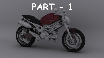 Bike modeling 3DS Max 2015 tutorial Part - 1