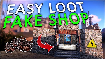 LURING PLAYERS into an ELECTRIC SCAM SHOP! - Rust Trap Base