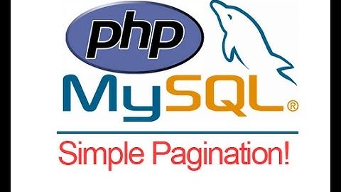 Creating Paging using PHP and MySQL | PHP Pagination | pagination in php
