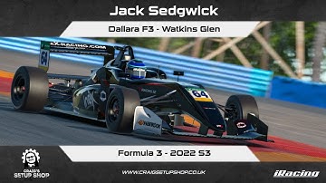 iRacing - 22S3 - Dallara F3 - Formula 3 - Watkins Glen - Jak