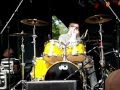 Josh Freese drumming with one hand - Burlington June 19th, 2011